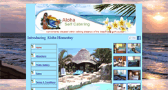 Desktop Screenshot of alohahomestay.co.za